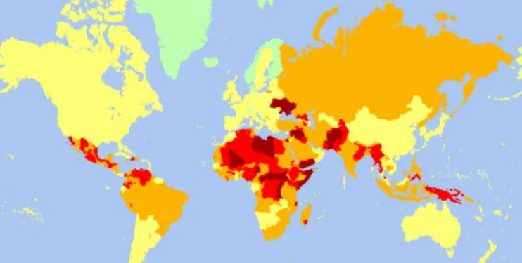 Revelan la lista de los países más peligrosos para viajar en 2023
