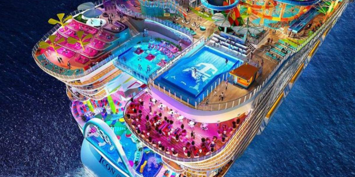 The Worlds Largest Cruise Ship Aboard Find A Water Park Ice Rink