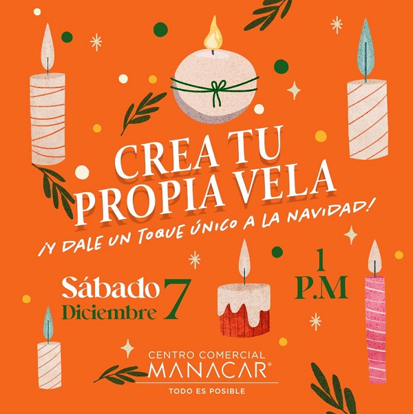 Crea Tu Propia Vela Gratis En El Centro Comercial Manacar Este Fin De