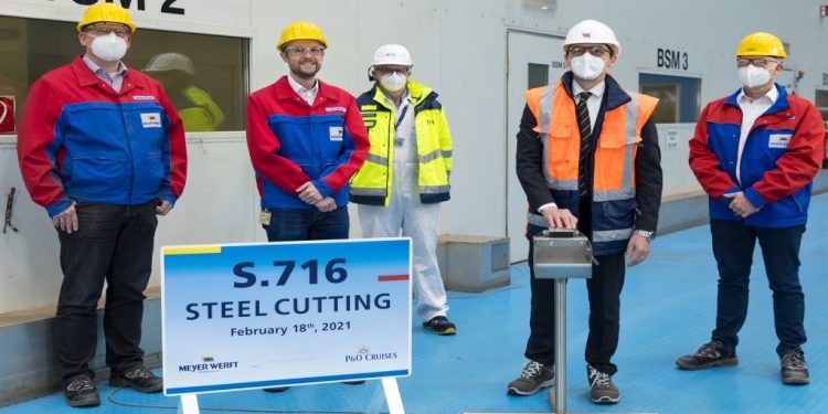 Meyer Werft inicia construcción de nuevo crucero para P&O Cruises