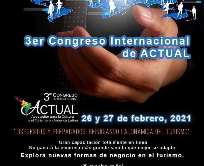 cartel del 3er congreso internacional de ACTUAL