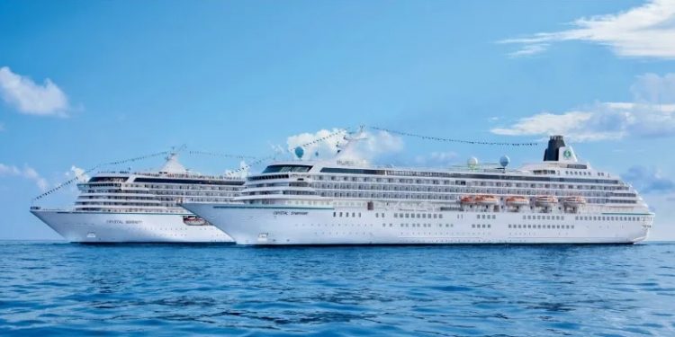 Crystal Cruises incluye requisito de vacunación en sus protocolos de salud y seguridad