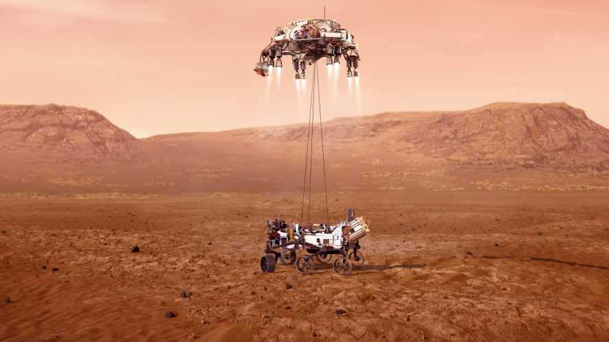 El rover Perseverance de la NASA llega con éxito a la superficie de Marte
