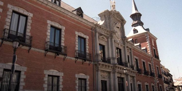 Fachada del Palacio de Santa Cruz, sede del Ministerio de Asuntos Exteriores.