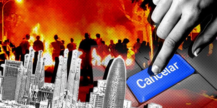 Las agencias de viajes ya alertan sobre cancelaciones de viajes a Cataluña por los disturbios