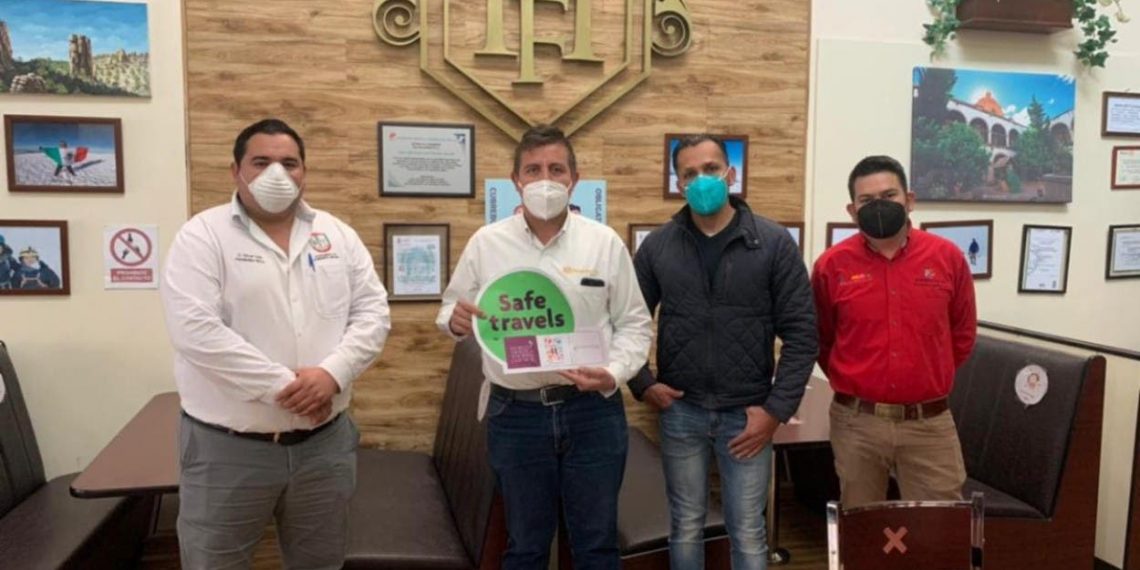 Reciben comercios de Sombrerete el distintivo Safe Travels