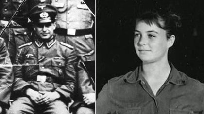 Klaus Barbie y Mónica Ertl. Ella lo llamaba "El Tío", pero él la terminó delatando