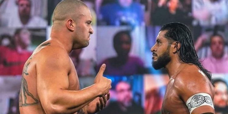▷ ¿Por qué no se enfrentaron Karrion Kross y Santos Escobar en NXT? • TurnHeelWrestling