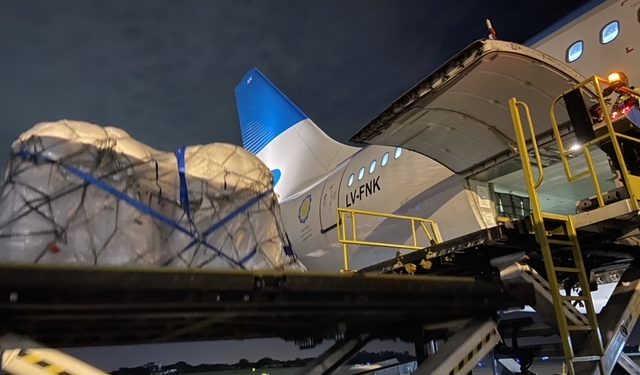 Aerolíneas Argentinas operó cuatro vuelos especiales a Estados Unidos con 123 toneladas de semillas