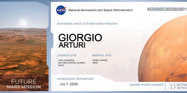 Ahora podemos enviar nuestros nombres a Marte gracias a la Nasa