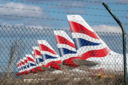 Aviones de la aerolínea británica British Airways. EFE/CATI CLADERA/Archivo

