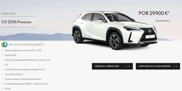 El Lexus UX llega con una nueva oferta y puedes probarlo gratis sin compromiso