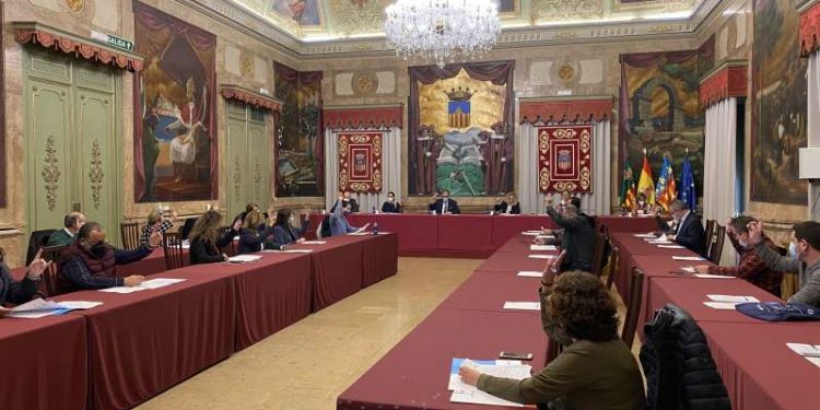 Sesión plenaria de la Diputación de Castellón