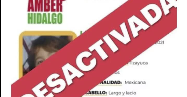 Encuentran el cuerpo de niña de 7 años que desapareció en Hidalgo