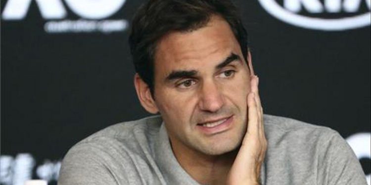 Federer, en rueda de prensa. - FEDERER, EN RUEDA DE PRENSA.