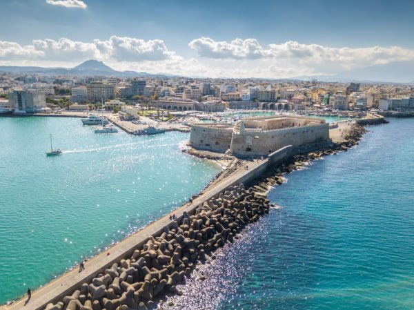 Heraclión es el puerto líder de Grecia en términos de volumen de pasajeros de cruceros