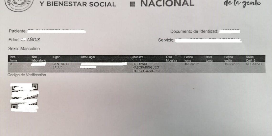 La Nación / Detectan en el aeropuerto adulteración de prueba del COVID-19 para viajar