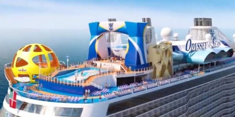 El Odissey of the seas es la nave más nueva y revolucionaria de la compañía Royal Caribbean