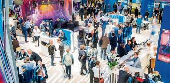 Feria audiovisual ISE (Integrated Systems Europe) en su última edición en Amsterdam, febrero 2020