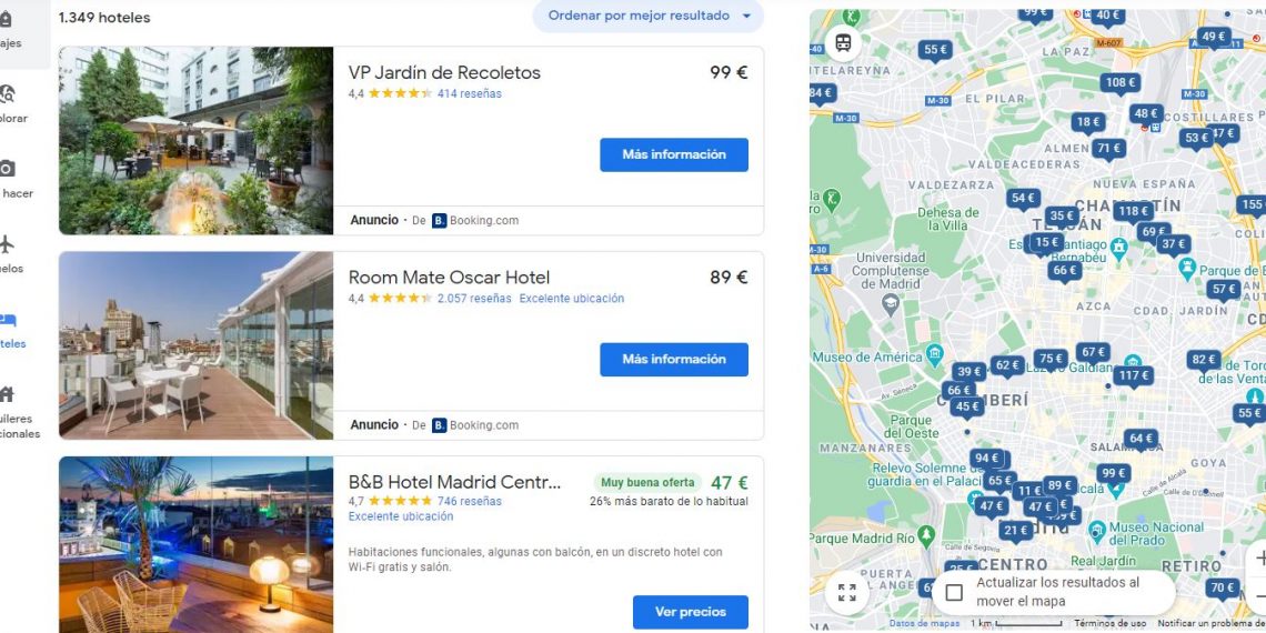 Los hoteles y agencias de viajes podrán anunciarse de forma gratuita en Google Travel - Marketing 4 Ecommerce