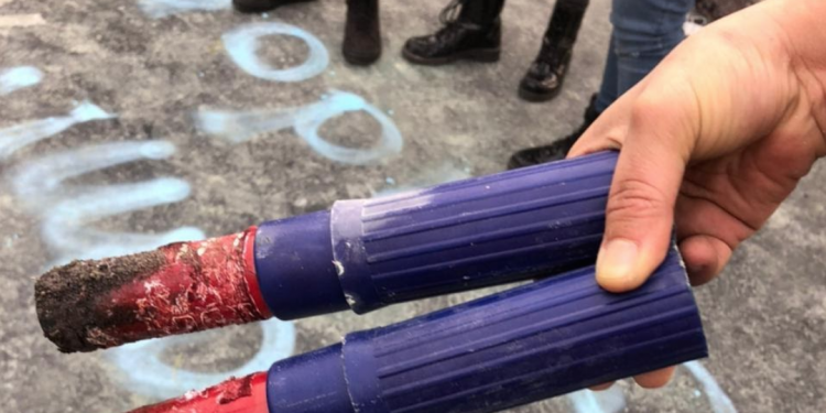 Marabunta documenta uso de balas de gotcha y gas a manifestantes en CDMX