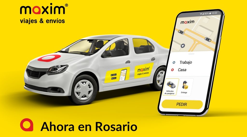 “Maxim Viajes & Envíos”: Una App disponible en Rosario para movilidad y envíos