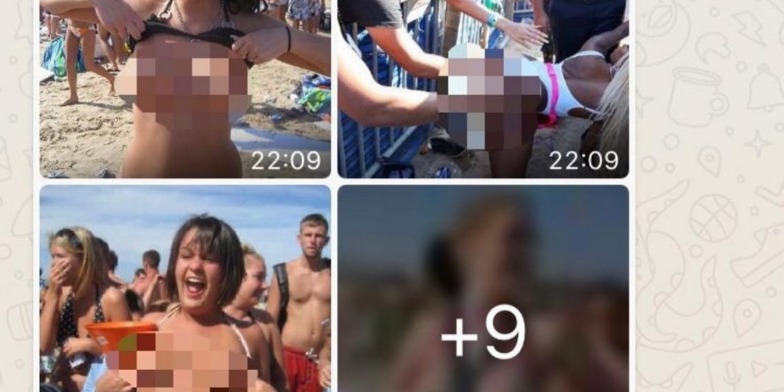 Presidente de la Asociacin de Agencias de Viajes exhibe fotos de mujeres semidesnudas