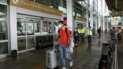 Lugar: Aeropuerto el Dorado. (Colprensa - Camila Díaz)