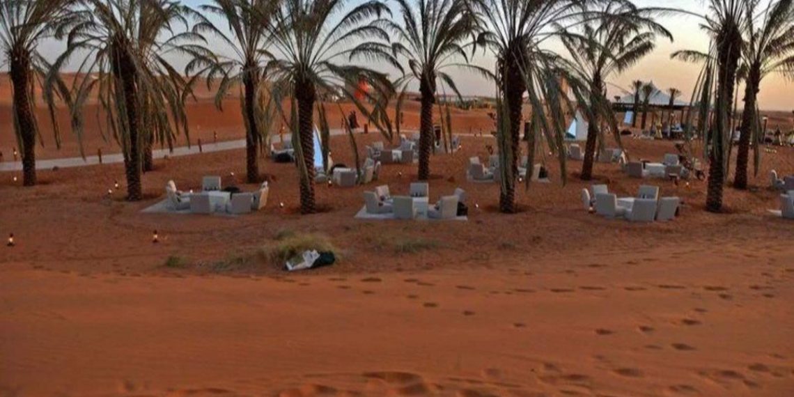Un oasis de lujo cerca de Riad para los ricos saudíes que quieren viajar en plena pandemia