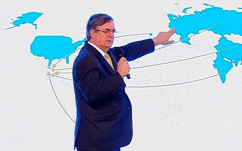 Alista Ebrard viajes a Rusia, China, India, y EU por vacunas