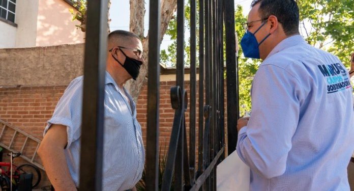 Participa Marco Bonilla en recorrido y crucero en colonia Mármol II