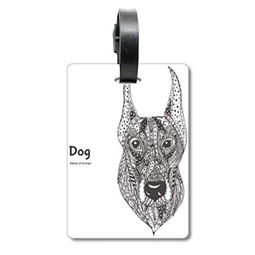 Paint Dog Fierce Friend Company - Etiqueta de identificación para Maleta de Crucero