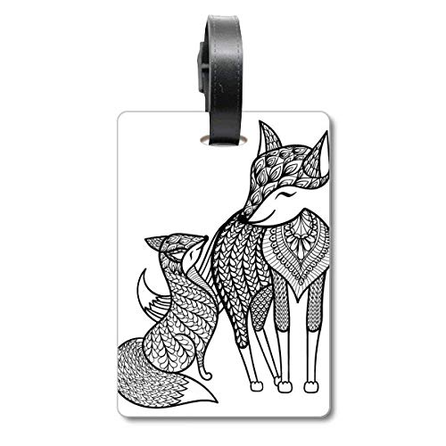 Paint Fox Friend Company - Etiqueta de identificación para Maleta de Crucero