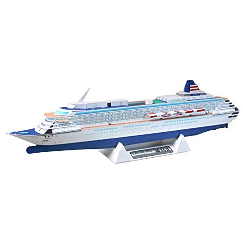 LINANNAN Military Paper Puzzle Model Toys, 1/800 Scale Asuka II Cruise Barra de cruceros Juguetes y Regalo, 11.8 Pulgadas