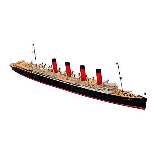 HYLL Military Paper Puzzle Model Toys, 1/400 Scale British Mauritania Cruise Barra de cruceros Juguetes y Regalos, 24 pulgadas2.6 Pulgadas