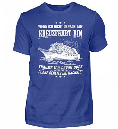 Chorchester - Camiseta para hombre de alta calidad azul real M