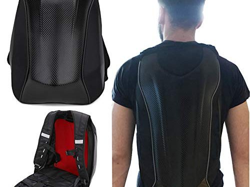 Mochila para motocicleta Impermeable Mochila de cáscara dura - Mochila para casco de motocicleta a prueba de agua - Bolsa de almacenamiento para montar en bolsa de gran capacidad y para 30L