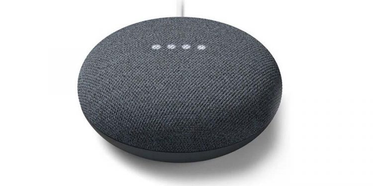 Google Nest Mini de color carbón