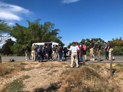 Al parecer, el grupo ingresó a primera hora de este 1 de abril por la frontera sur de México (Foto: Twitter/INAMI_mx)