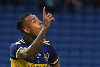 Boca Juniors rechazó una oferta por Sebastián Villa proveniente de Arabia Saudita. EFE/Marcelo Endelli/Archivo

