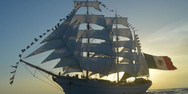 Buque Escuela Velero Cuauhtémoc arribará a Ensenada el 21 de abril