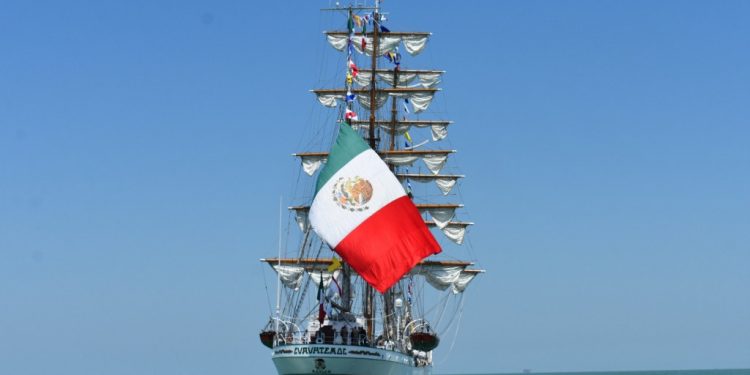 Buque velero escuela Cuauhtémoc estará en Ensenada del 21 al 24 de abril, abierto al público