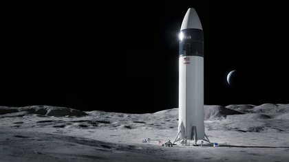 19/04/2021 Ilustración del diseño del módulo de aterrizaje humano SpaceX Starship que llevará a los primeros astronautas de la NASA a la superficie de la Luna bajo el programa Artemisa.
POLITICA INVESTIGACIÓN Y TECNOLOGÍA
SPACE X
