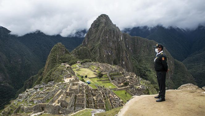 En Machu Picchu, reabierto en noviembre de 2020.
