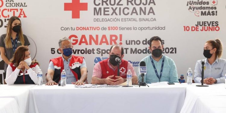 Cruz Roja Sinaloa realizará rifa para allegarse de recursos
