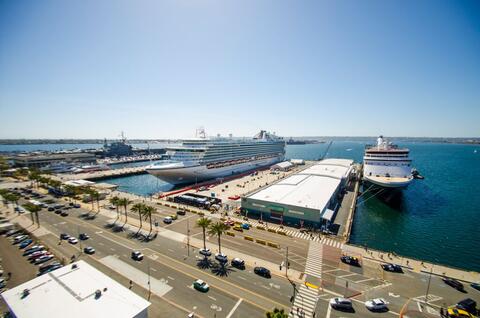 EEUU: Puerto de San Diego duplicará la energía de tierra para sus terminales de cruceros