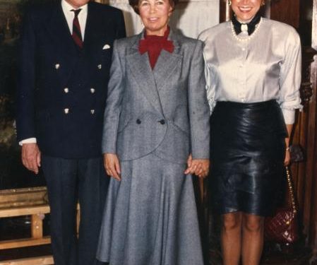 Los barones, con Raisa Gorbachova
