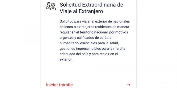 Habilitan solicitud de permiso para viajes al extranjero