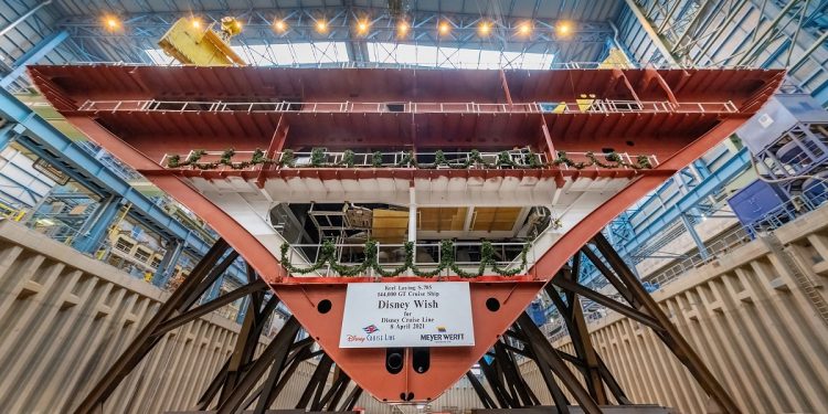 Inicia la construcción del barco Disney Wish