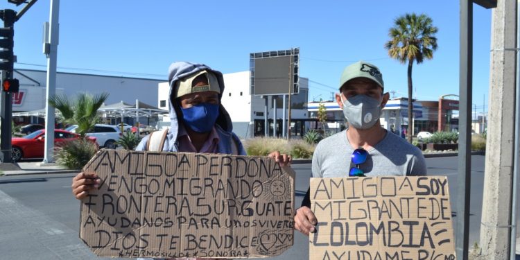 Llegaron desde Colombia y Guatemala para vivir en las calles de Hermosillo